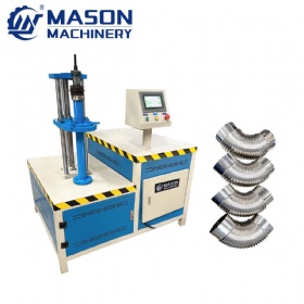 Corrugated elbow machine